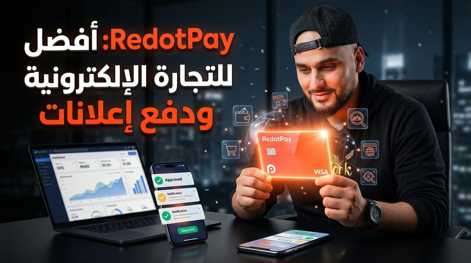 RedotPay: أفضل بطاقة للتجارة الإلكترونية ودفع إعلانات Facebook وTikTok