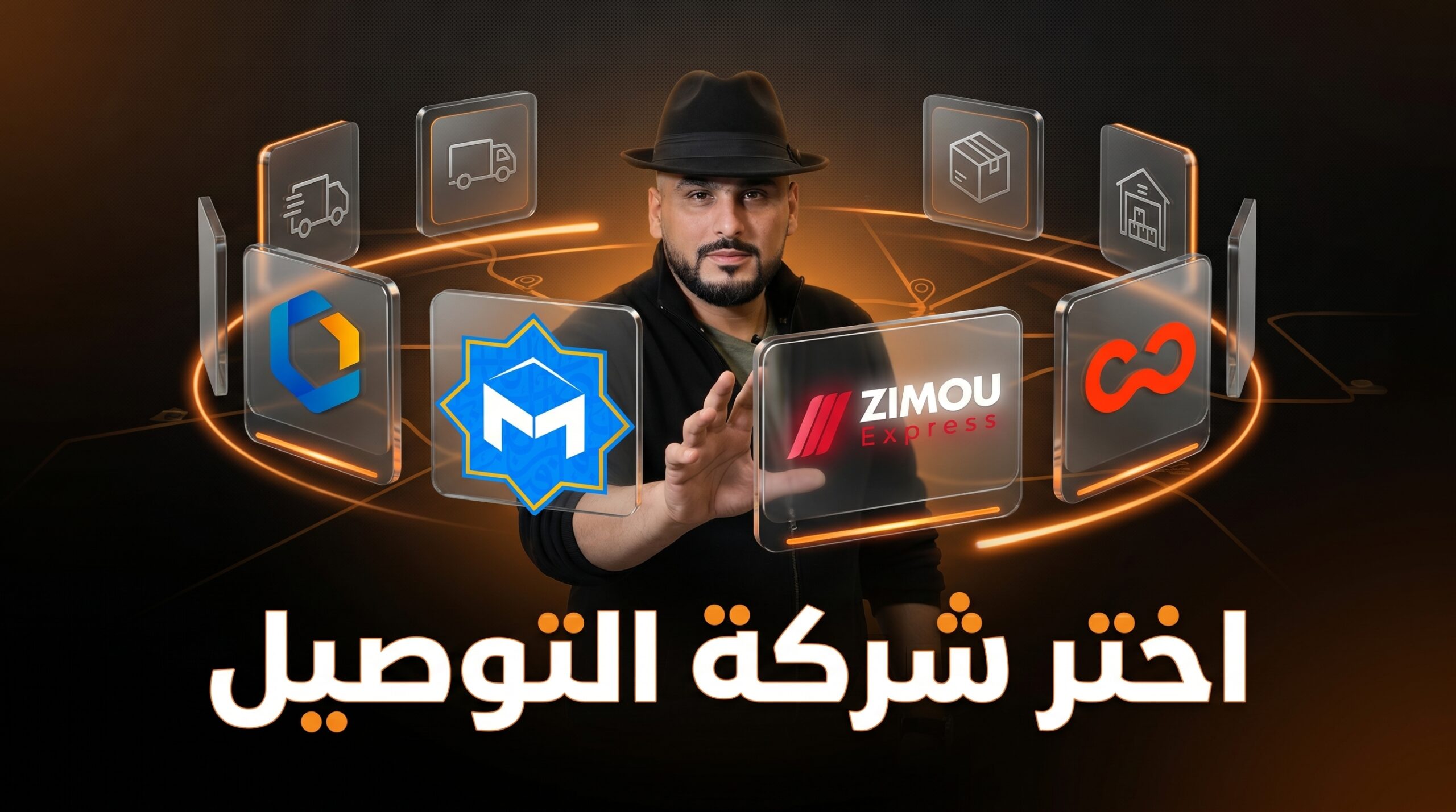 اختر شركة التوصيل المناسبة