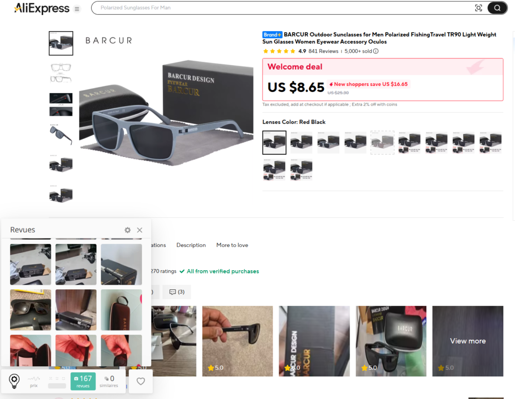 AliTools أداة تتبع أسعار AliExpress وتحليل المنتجات والموردين