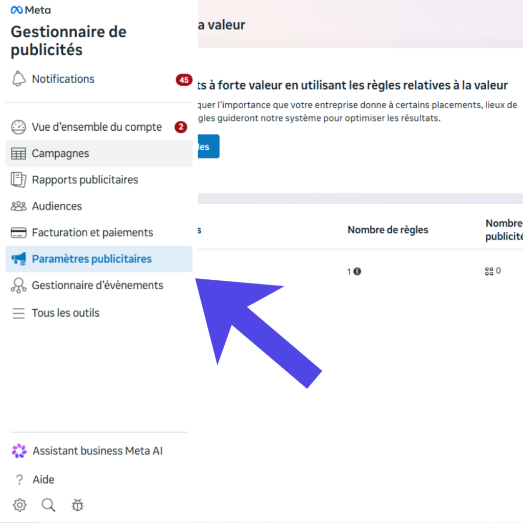 شرح ميزة Value Rules في Facebook Ads للتجارة الإلكترونية