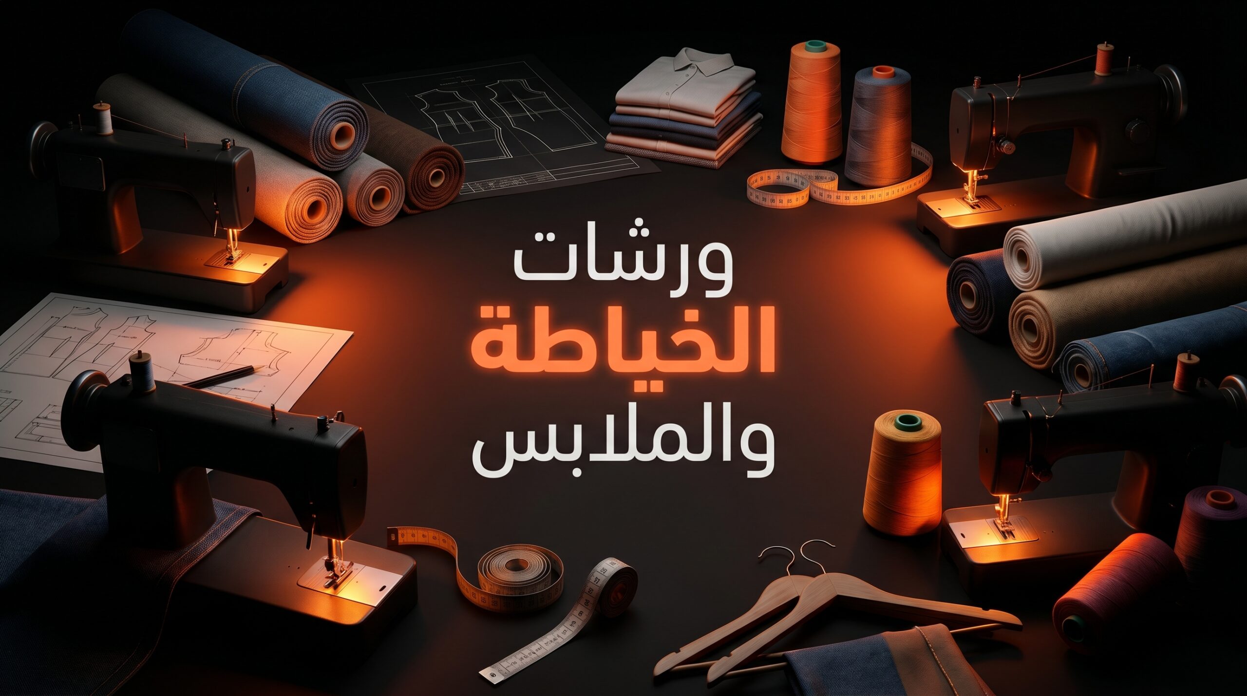 ورشات الخياطة والملابس