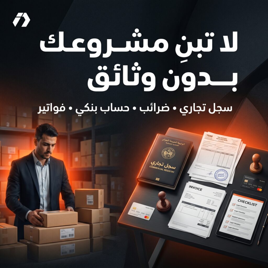 الضرائب والسجل التجاري في التجارة الإلكترونية في الجزائر