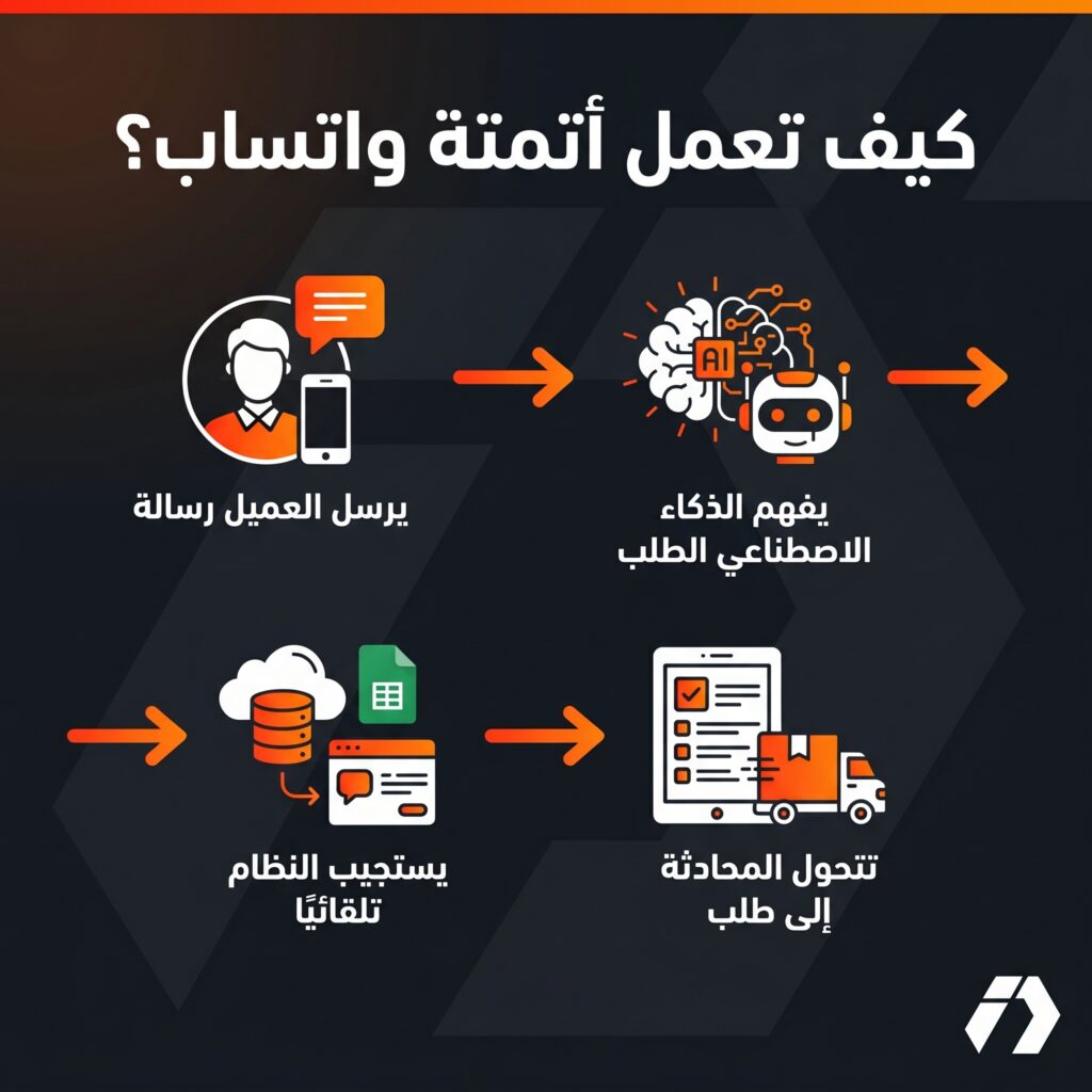 أتمتة واتساب للتجارة الإلكترونية بالذكاء الاصطناعي مع Qunvert