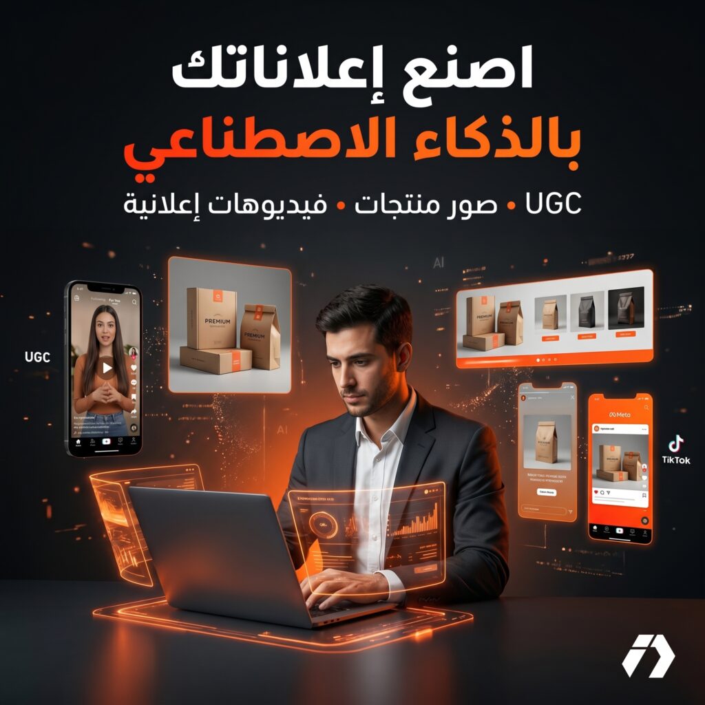 أداة ذكاء اصطناعي لصناعة فيديوهات UGC وإعلانات التجارة الإلكترونية
