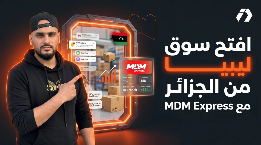 التجارة الإلكترونية في ليبيا لماذا MDM Express خيار قوي للتوسع من الجزائر؟