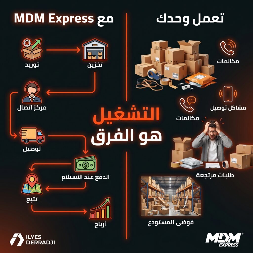 التجارة الإلكترونية في ليبيا مع MDM Express للتوسع من الجزائر
