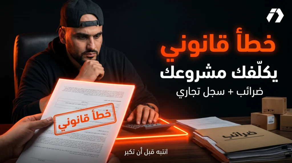 الضرائب والسجل التجاري في التجارة الإلكترونية: خطأ قانوني واحد قد يكلّفك مشروعك