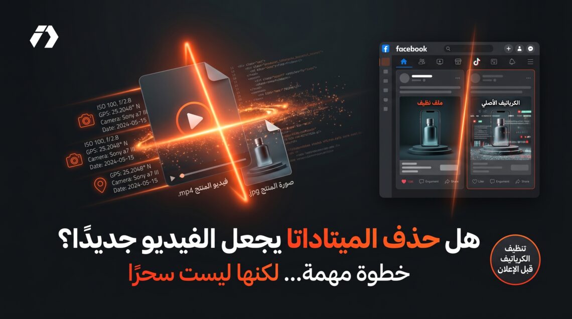 حذف الميتاداتا من صور وفيديوهات المنتجات قبل استعمالها في الإعلانات والمتاجر الإلكترونية