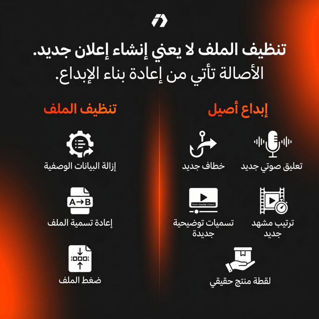 حذف الميتاداتا من صور وفيديوهات المنتجات قبل استعمالها في الإعلانات والمتاجر الإلكترونية