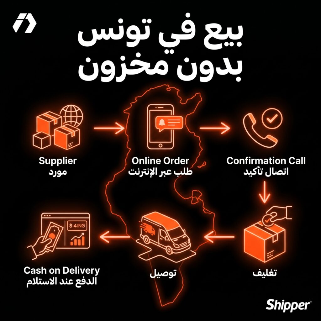 ابدأ البيع في تونس بدون مخزون مع Shipper وخصم 20% على رسوم التأكيد