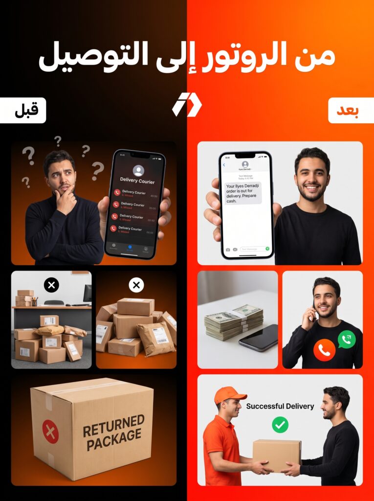 تقليل الروتور وزيادة نسبة التوصيل برسائل SMS تلقائية