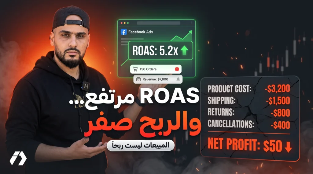 مبيعاتك ليست أرباحك كيف تحسب الربح الحقيقي لمتجرك وتكشف ROAS الوهمي؟