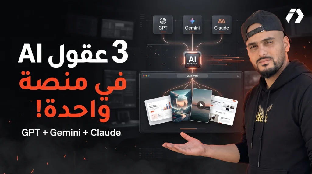 Genspark: منصة واحدة تجمع GPT وClaude و Gemini وتحول أفكارك إلى عروض وصور وفيديوهات ومواقع